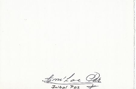 Anibal Paz † 2013  Uruguay  Welmeister WM 1950  Fußball Autogramm Karte original signiert 