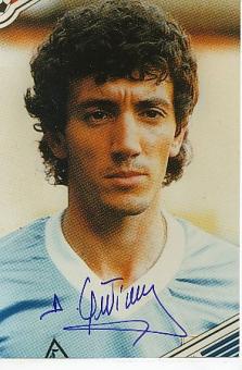 Nelson Gutierrez   Uruguay  WM 1990    Fußball  Autogramm Foto  original signiert 