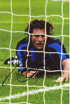 Christian "Bobo" Vieri  Inter Mailand  Fußball Autogramm Foto original signiert 