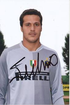 Julio Cesar    Inter Mailand  Fußball Autogramm Foto original signiert 