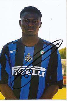 Obafemi Martins  Inter Mailand  Fußball Autogramm Foto original signiert 