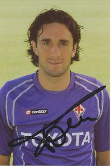 Luca Toni  AC Florenz Weltmeister WM 1982  Fußball Autogramm Foto original signiert 
