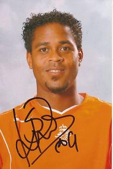 Patrick Kluivert  Holland  Fußball Autogramm Foto original signiert 