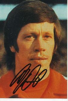Gerrie Mühren † 2013  Holland  WM 1974  Fußball Autogramm Foto original signiert 