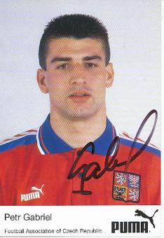 Petr Gabriel  Tschechien  Fußball Autogrammkarte original signiert 