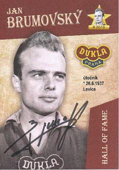 Jan Brumovsky   Dukla Prag   Fußball Autogrammkarte original signiert 