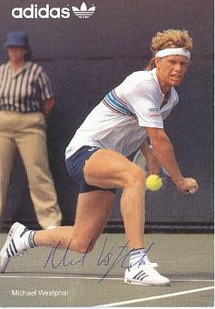 Michael Westphal † 1991  Tennis  Autogrammkarte  original signiert 
