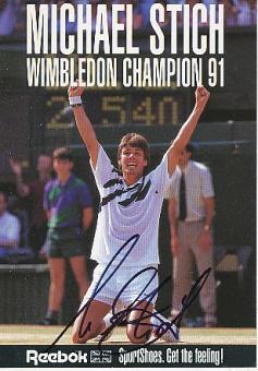 Michael Stich  Tennis  Autogrammkarte  original signiert 