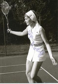 Helga Masthoff  Tennis  Autogrammkarte  original signiert 