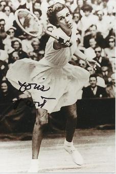 Doris Hart † 2015  USA Tennis Autogramm Foto original signiert 