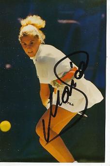 Monica Seles   USA   Tennis Autogramm Foto original signiert 