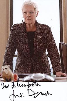 Judi Dench  Film & TV Autogramm Foto original signiert 