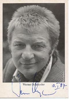 Werner Schneyder † 2003   Film & TV  Autogrammkarte  original signiert 