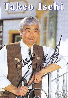 Takeo Ischi   Musik  Autogrammkarte original signiert 