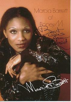 Marcia Barrett    Boney M.  Musik  Autogrammkarte original signiert 