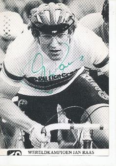 Jan Raas   NL  Radsport Autogrammkarte  original signiert 