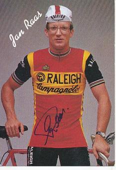 Jan Raas   Holland  Radsport Autogrammkarte  original signiert 