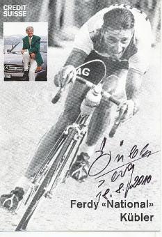 Ferdy Kübler † 2016 Schweiz Tour de France Sieger 1950    Radsport Autogrammkarte  original signiert 