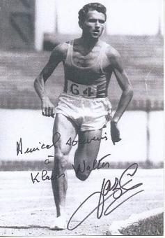 Michel Jazy   Frankreich  Leichtathletik  Autogrammkarte  original signiert 