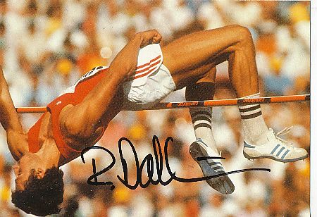 Roland Dalhäuser   Schweiz   Leichtathletik  Autogrammkarte  original signiert 