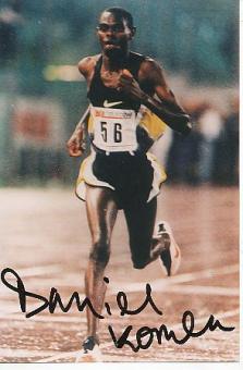 Daniel Komen  Kenia   Leichtathletik  Autogramm Foto  original signiert 