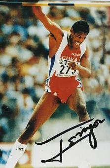 Javier Sotomayor   Kuba  Leichtathletik  Autogramm Foto  original signiert 