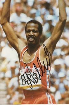 Willie Banks   USA   Leichtathletik  Autogramm Foto  original signiert 