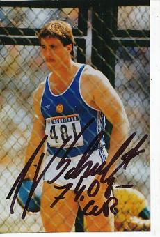 Jürgen Schult  DDR  Leichtathletik  Autogramm Foto  original signiert 
