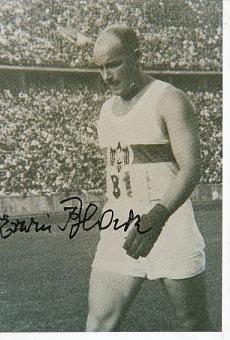 Erwin Blask † 1999 2.OS Olympia 1936   Leichtathletik  Autogramm Foto  original signiert 