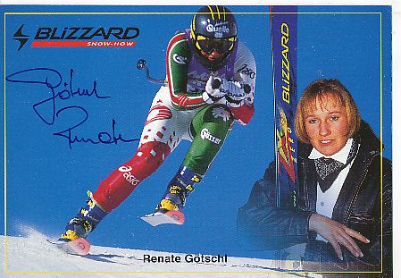 Renate Götschl   Österreich   Ski Alpin  Autogrammkarte  original signiert 