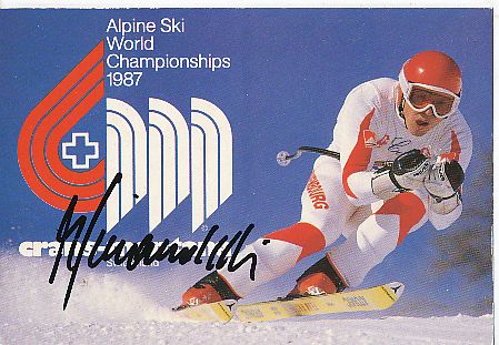 Marc Giradelli   Luxemburg   Ski Alpin  Autogrammkarte  original signiert 