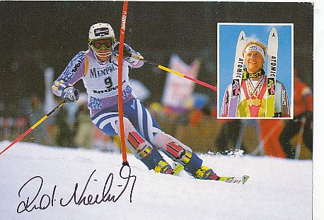 Rudolf Nierlich † 1991   Österreich   Ski Alpin  Autogrammkarte  original signiert 