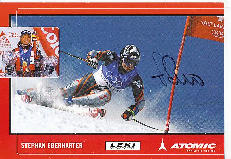 Stephan Eberharter  Österreich   Ski Alpin  Autogrammkarte  original signiert 