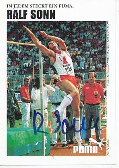 Ralf Sonn  Leichtathletik  Autogrammkarte  original signiert 
