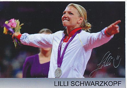 Lilli Schwarzkopf  Leichtathletik  Autogrammkarte  original signiert 