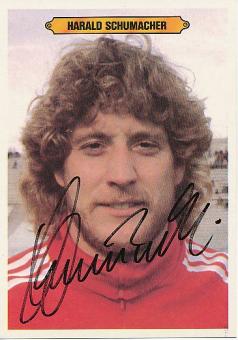 Harald Schumacher   FC Köln  Fußball  Autogrammkarte original signiert 