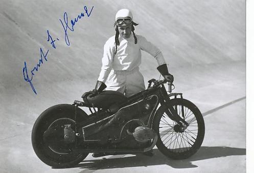 Ernst Jakob Henne † 2005   Motorrad Sport Autogramm Foto original signiert 