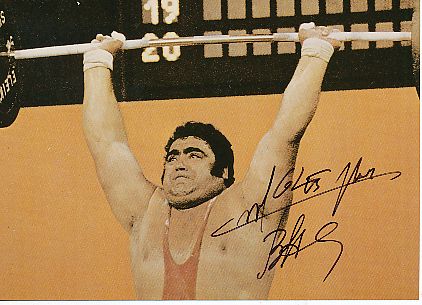 Wassili Alexejew † 2011  UDSSR Rußland Gewichtheben  Autogramm Foto  original signiert 