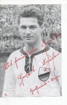 Herbert Schäfer † 1991  Sportfreunde Siegen  DFB  1954 Fußball  Autogramm Foto  original signiert 