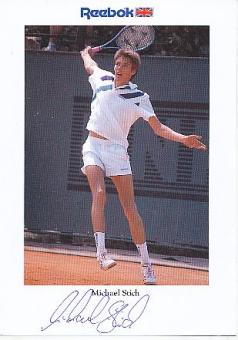 Michael Stich   Tennis  Autogrammkarte  original signiert 