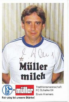 Erwin Kremers   FC Schalke 04  Fußball Autogrammkarte original signiert 