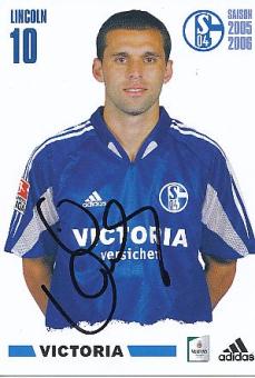 Lincoln   2005/2006   FC Schalke 04  Fußball Autogrammkarte original signiert 