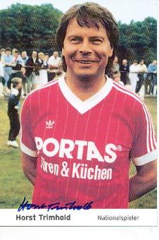 Horst Trimhold † 2021   Portas  Fußball Autogrammkarte  original signiert 