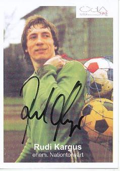 Rudi Kargus  Fußball Autogrammkarte  original signiert 