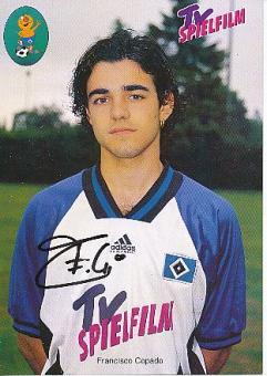 Francisco Copado  Hamburger SV  Fußball  Autogrammkarte original signiert 