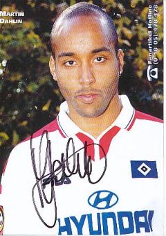 Martin Dahlin  Hamburger SV  Fußball  Autogrammkarte original signiert 