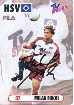 Milan Fukal  Hamburger SV  Fußball  Autogrammkarte original signiert 