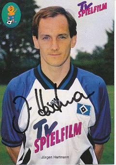 Jürgen Hartmann  Hamburger SV  Fußball  Autogrammkarte original signiert 