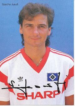 Sascha Jusufi    Hamburger SV  Fußball  Autogrammkarte original signiert 