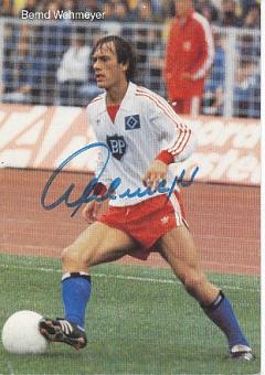 Bernd Wehmeyer  Hamburger SV  Fußball Autogrammkarte original signiert 